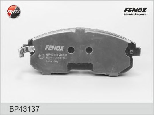 BP43137 FENOX Brake System Brake Pad Set, disc brake