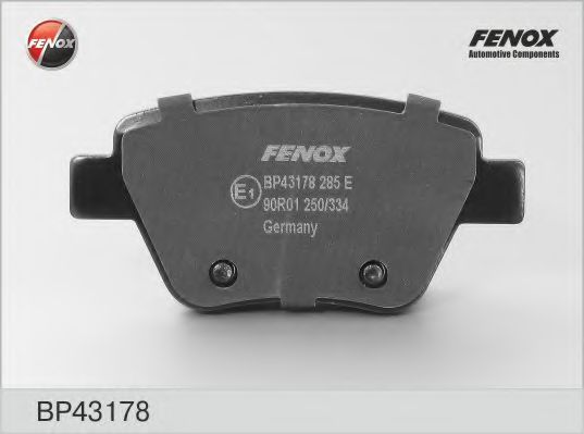 BP43178 FENOX Brake Pad Set, disc brake