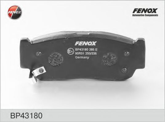 BP43180 FENOX Brake System Brake Pad Set, disc brake