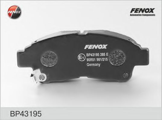 BP43195 FENOX Brake Pad Set, disc brake