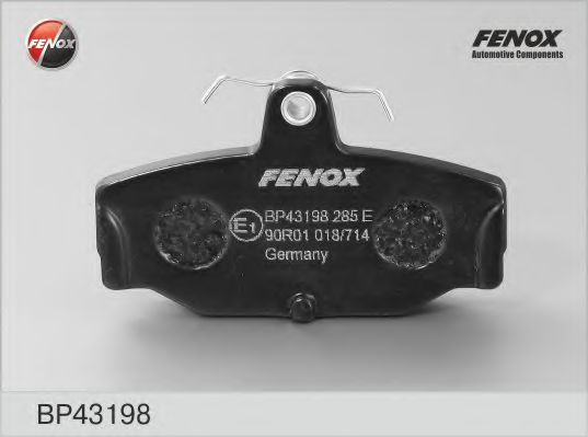 BP43198 FENOX Brake System Brake Pad Set, disc brake