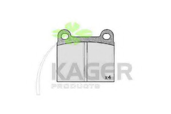 35-0044 KAGER Exhaust Pipe