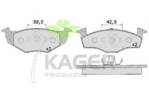 35-0184 KAGER Cylinder Head Gasket Set, cylinder head