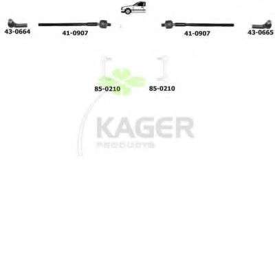 80-0269 KAGER Brake System Brake Disc