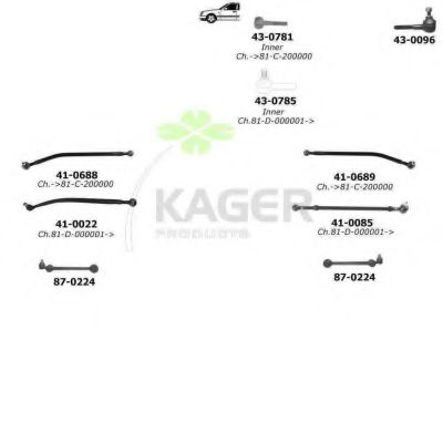80-0272 KAGER Exhaust System Catalytic Converter