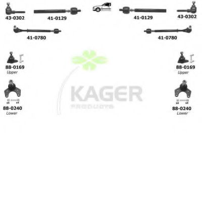 80-0302 KAGER Wheel Suspension