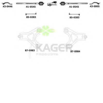 80-0308 KAGER Brake Disc