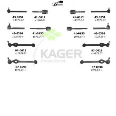 80-0352 KAGER Wheel Suspension