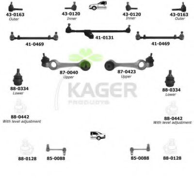 80-0383 KAGER Brake Disc