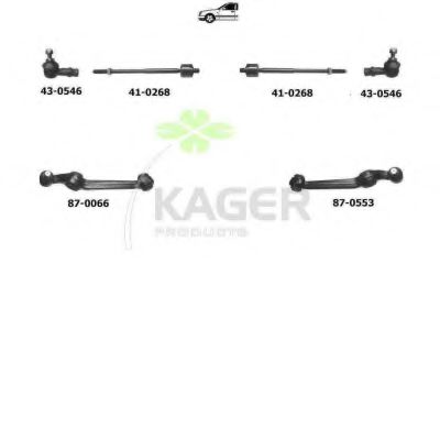 80-0404 KAGER Brake Disc