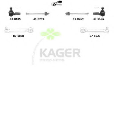 80-0540 KAGER Clutch Disc