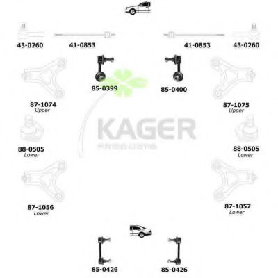 80-0554 KAGER Brake Disc