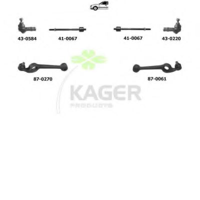 80-0582 KAGER Brake Disc