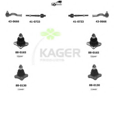 80-0583 KAGER Brake System Brake Disc