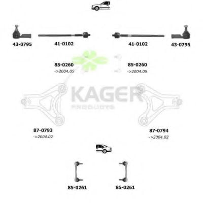 80-0584 KAGER Brake Disc