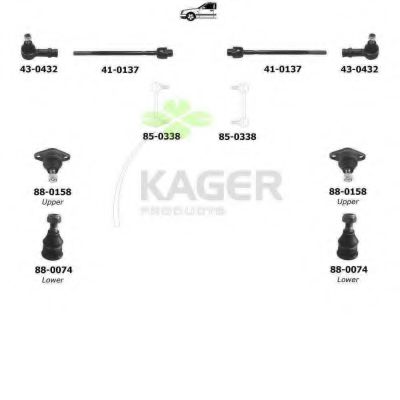 80-0629 KAGER Clutch Clutch Pressure Plate