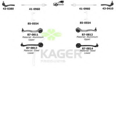 80-0694 KAGER Brake System Brake Disc