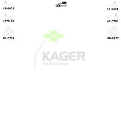 80-0843 KAGER Brake Disc