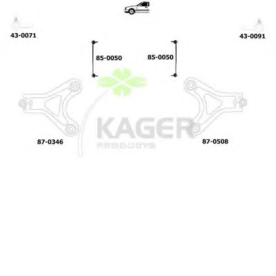 80-0940 KAGER Brake Disc