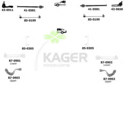 80-1019 KAGER Clutch Clutch Kit