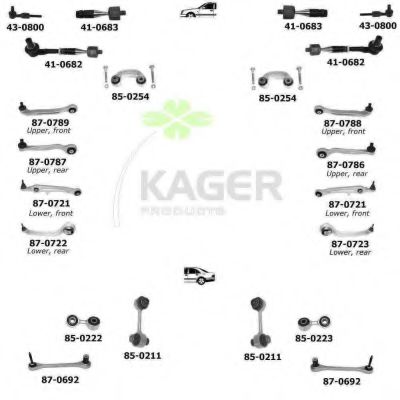 80-1020 KAGER Clutch Clutch Kit