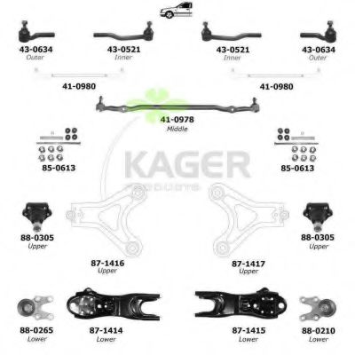 80-1088 KAGER Clutch Kit