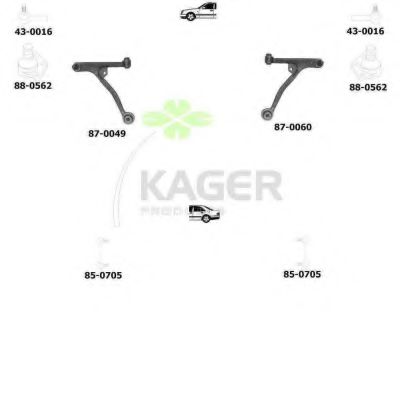 80-1134 KAGER Clutch Clutch Kit