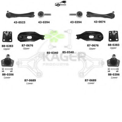 80-1155 KAGER Clutch Clutch Kit