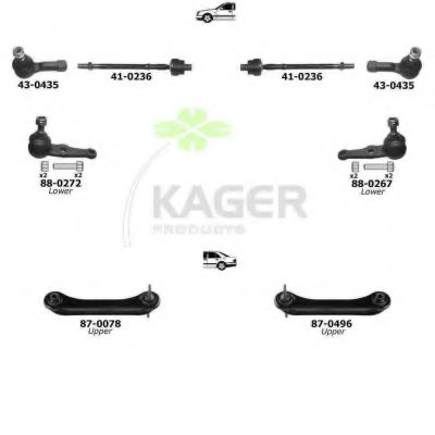 80-1225 KAGER Wheel Brake Cylinder