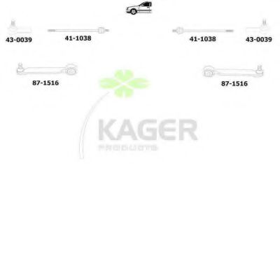 80-1250 KAGER Clutch Clutch Kit