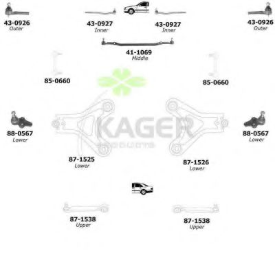 80-1262 KAGER Clutch Kit