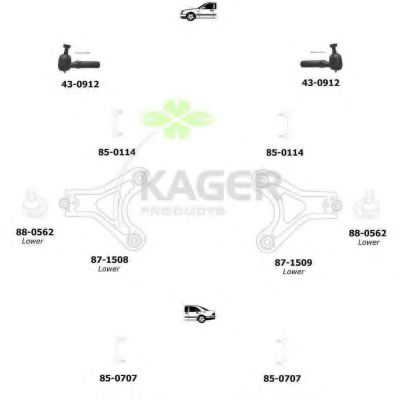 80-1268 KAGER Clutch Kit