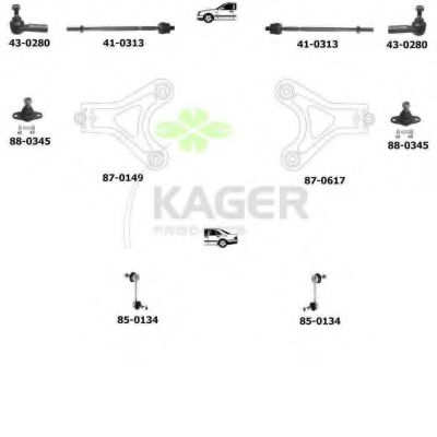 80-1282 KAGER Clutch Kit