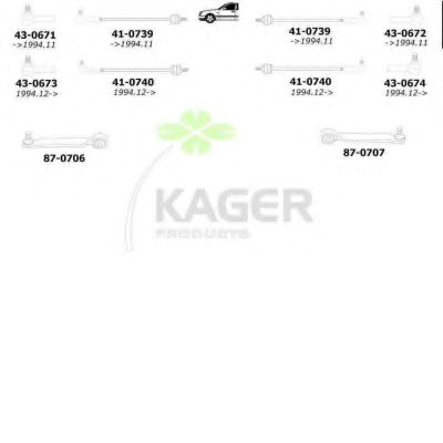 80-1304 KAGER Clutch Clutch Kit