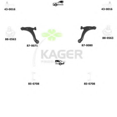 80-1307 KAGER Clutch Kit