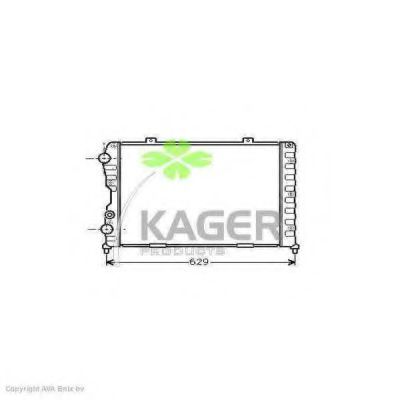 31-0058 KAGER Radiator, engine cooling