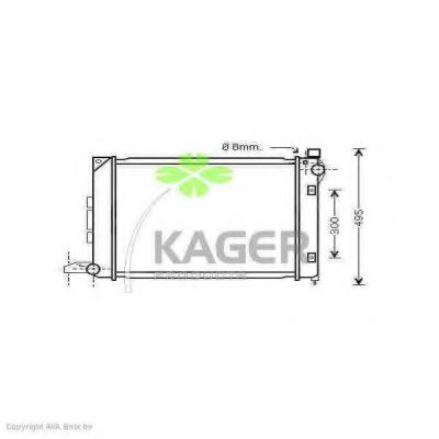 31-0098 KAGER Cable, parking brake
