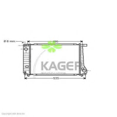 31-0110 KAGER Cable, parking brake