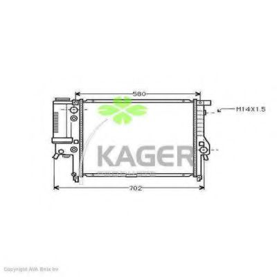 31-0123 KAGER Cable, parking brake