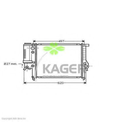 31-0125 KAGER Cable, parking brake