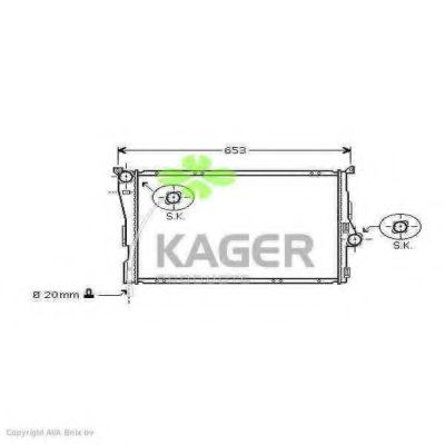 31-0149 KAGER Cable, parking brake
