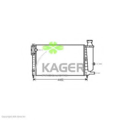31-0156 KAGER Radiator, engine cooling
