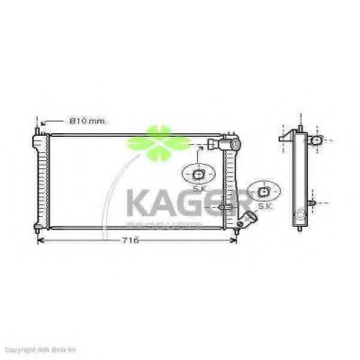 31-0168 KAGER Cable, parking brake