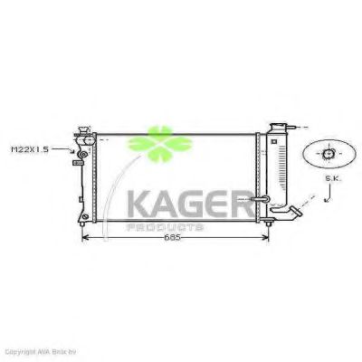 31-0179 KAGER Cable, parking brake