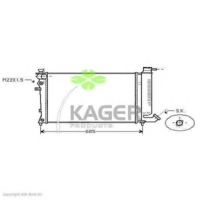 31-0182 KAGER Crankcase O-Ring, cylinder sleeve