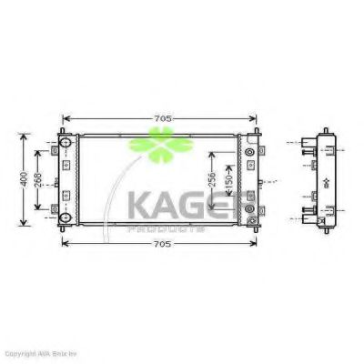 31-0218 KAGER Brake System Cable, parking brake