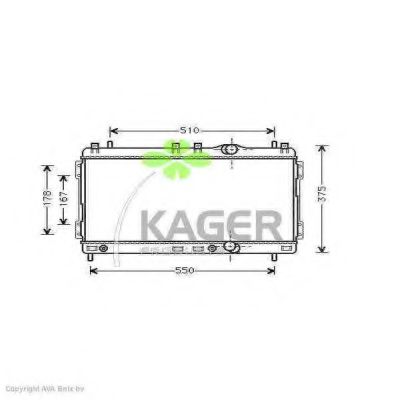 31-0220 KAGER Gasket, cylinder head cover
