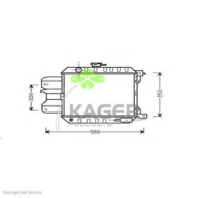 31-0224 KAGER Cable, parking brake