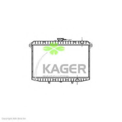 31-0258 KAGER Radiator, engine cooling