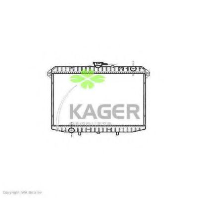 31-0259 KAGER Radiator, engine cooling